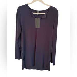 Jones New York Top Signature Long Sleeve Tunic Top NWT – Women’s Medium – Navy